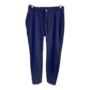 Alberto Golf Navy Blue Technical Stretch Fabric Golf Pants Size 36